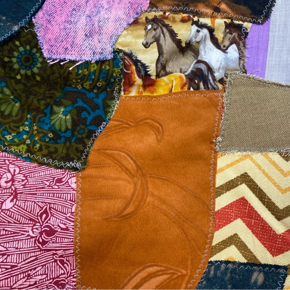 Handmade of a kind Patchwork Levi’s jeans - Picture 7 of 12